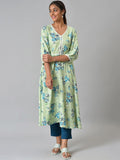 Aurelia Floral Printed Liva Kurta