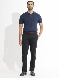 RARE RABBIT Men Mesk Polo Collar Slim Fit Cotton T-Shirt