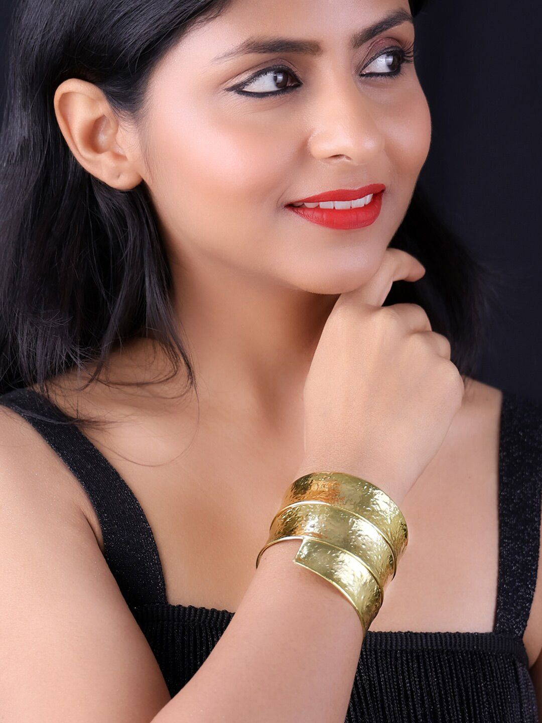 VOGUE PANASH Gold-Plated Cuff Bracelets