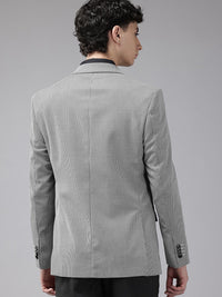 Park Avenue Notched Lapel Collar Single Breasted Slim Fit Formal Blazer