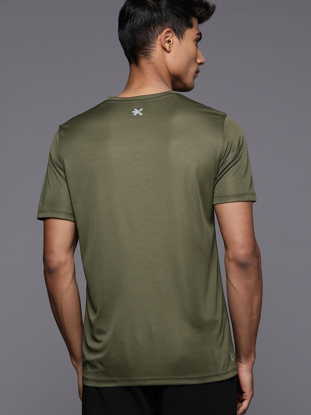 HRX by Hrithik Roshan Men Typography Printed Rapid-Dry Training T-shirt