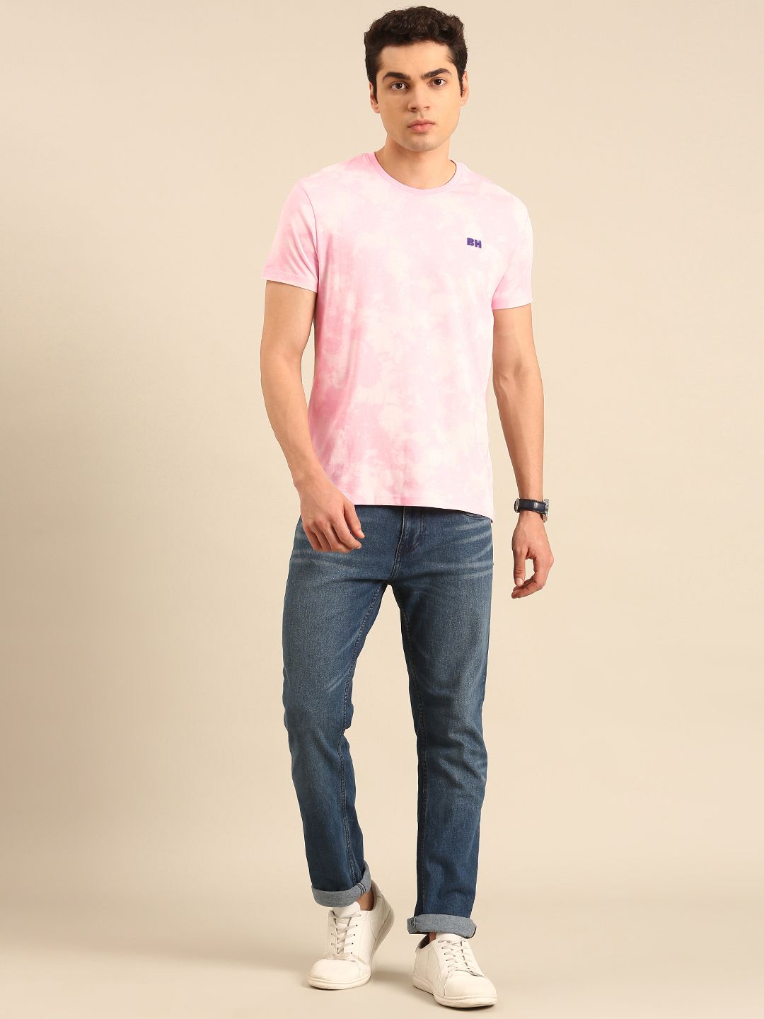 Being Human Dyed Pure Cotton T-shirt
