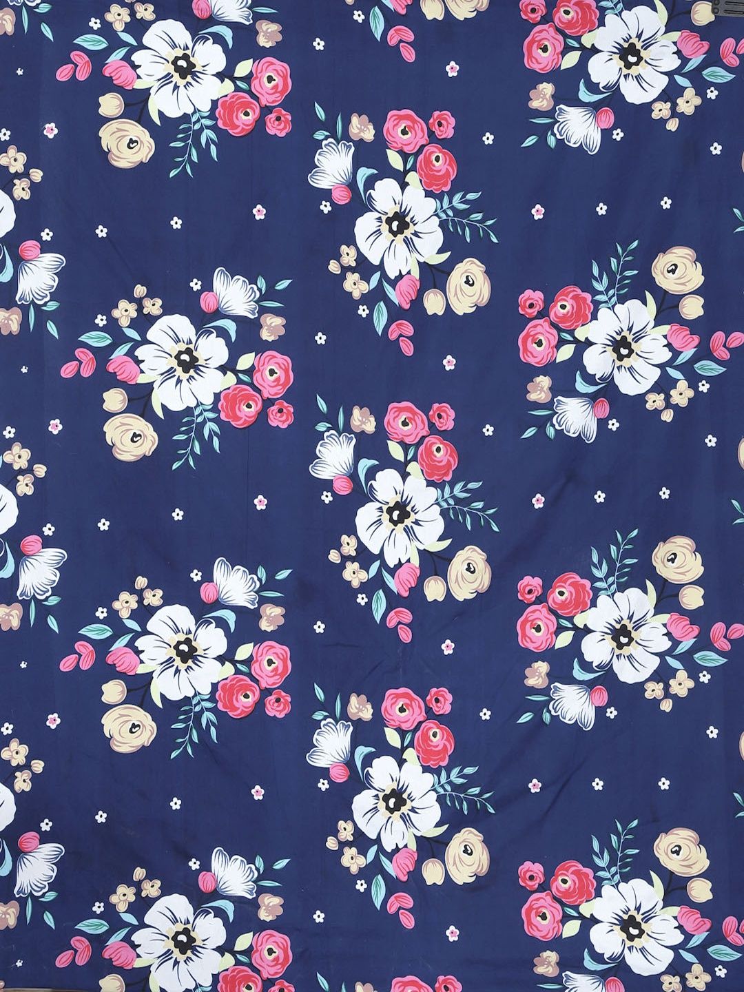 Myntra Elegant Homes Multicoloured Floral 300 TC Single Bedsheet with 1 Pillow Covers