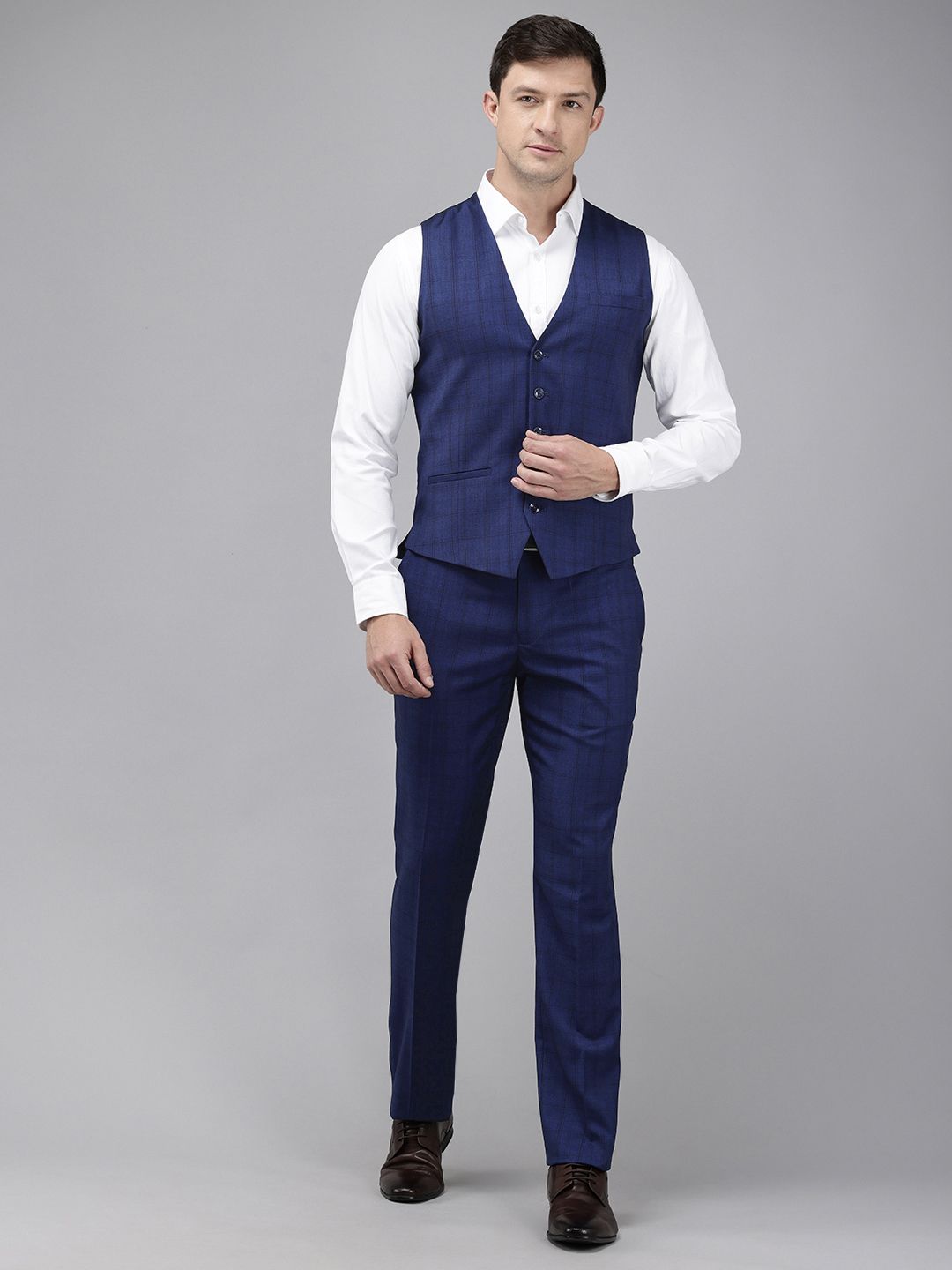 Park Avenue Single Breasted 3-Piece Formal Suit