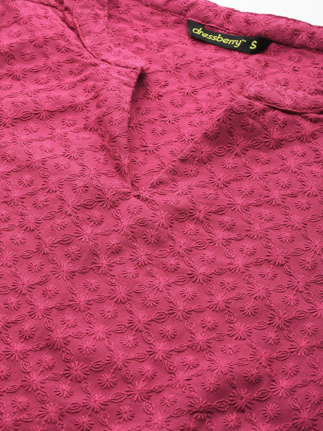Dressberry Pink Pole Cotton Cotton Bulat Biasa