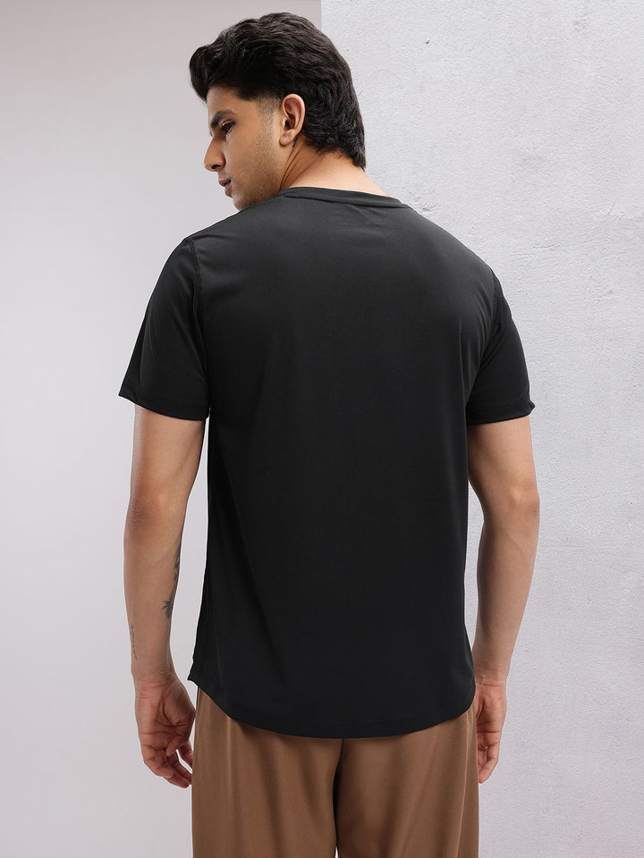 HRX by Hrithik Roshan Men Printed Rapid-Dry Training T-shirt