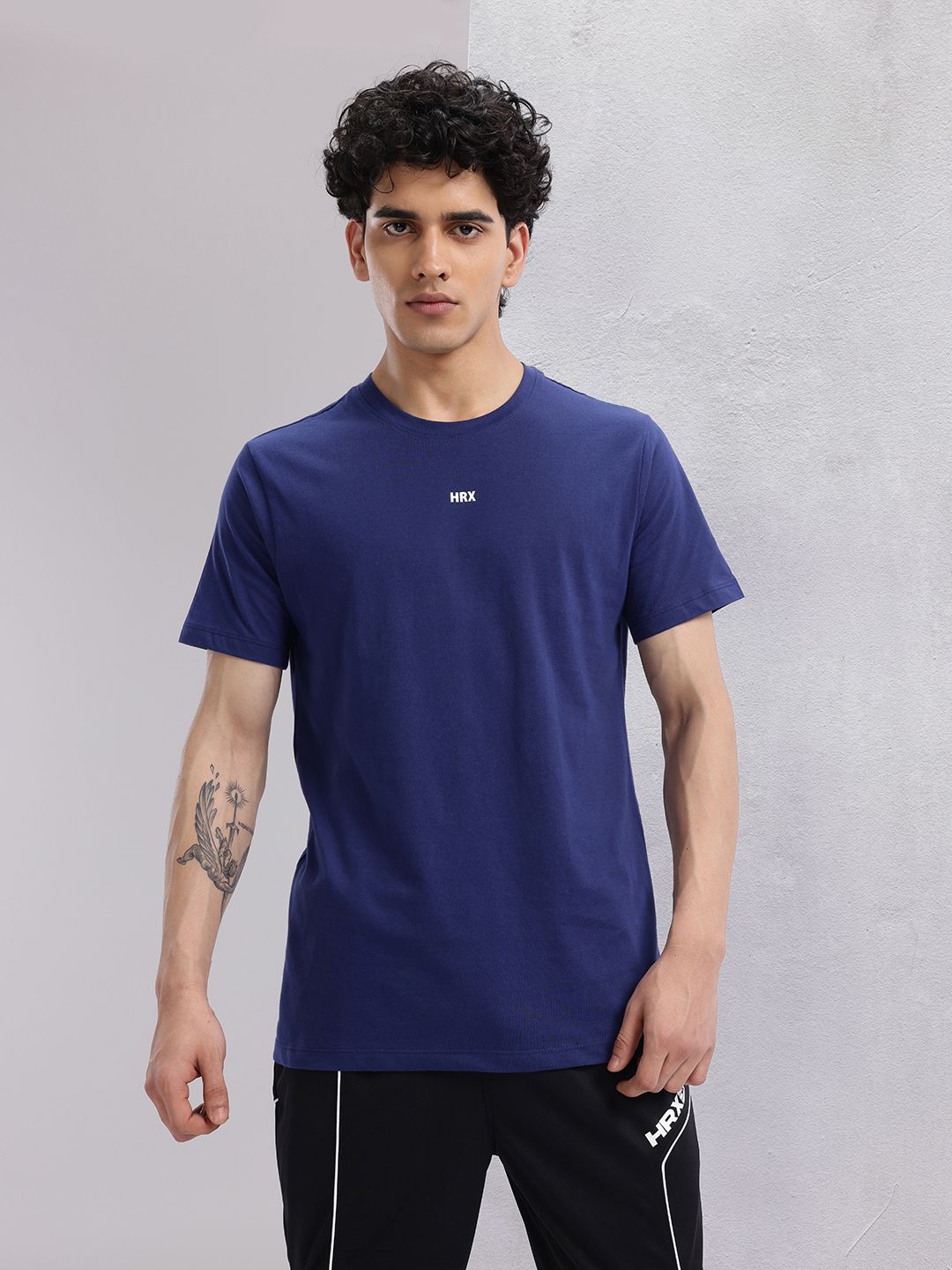 HRX by Hrithik Roshan Graphic Print Training Longline T-shirt