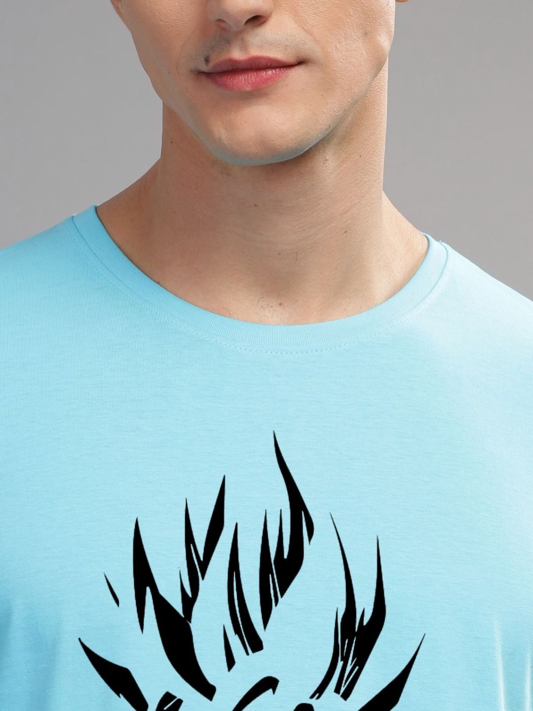 ADRO Men Typography Printed Raw Edge T-shirt