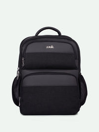 Zouk Jet Unisex Padded Vegan Leather Backpack-up hingga 16 inci