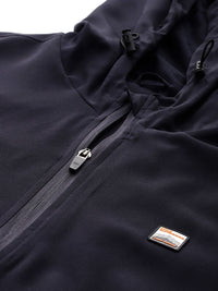 HRX by Hrithik Roshan Colourblocked Rapid-Dry Hooded Outdoor Jacket