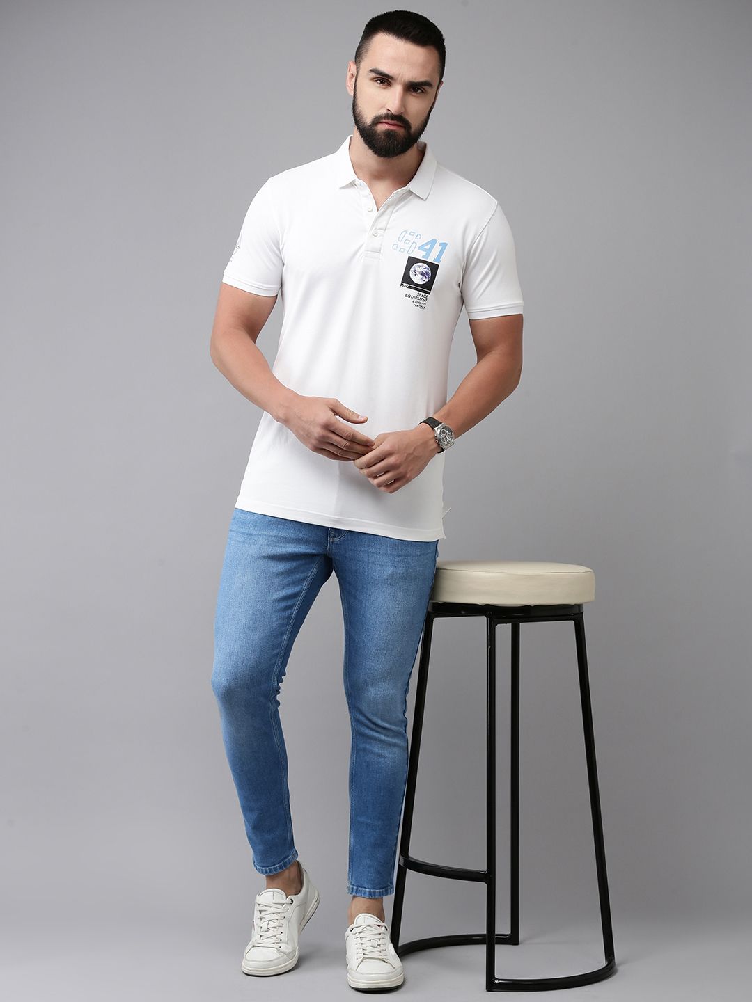 SPYKAR Men Slim Fit Light Fade Stretchable Jeans