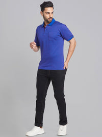 Raymond Woven Design Pure Cotton Contemporary Fit Tshirt