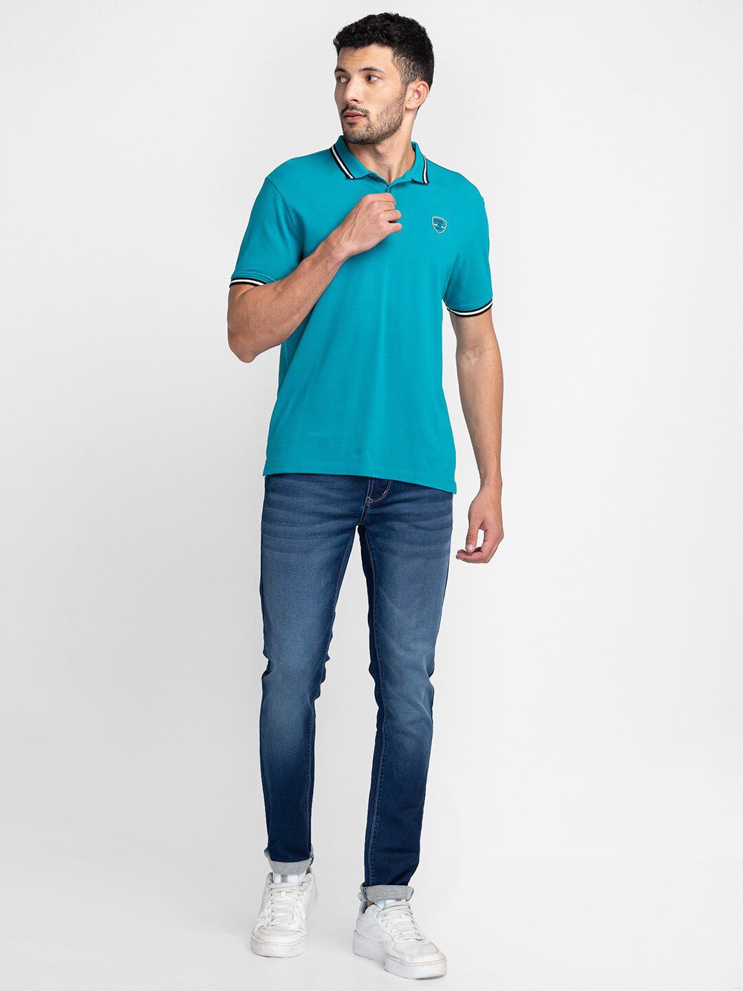 Being Human Men Skinny Fit Heavy Fade Jeans