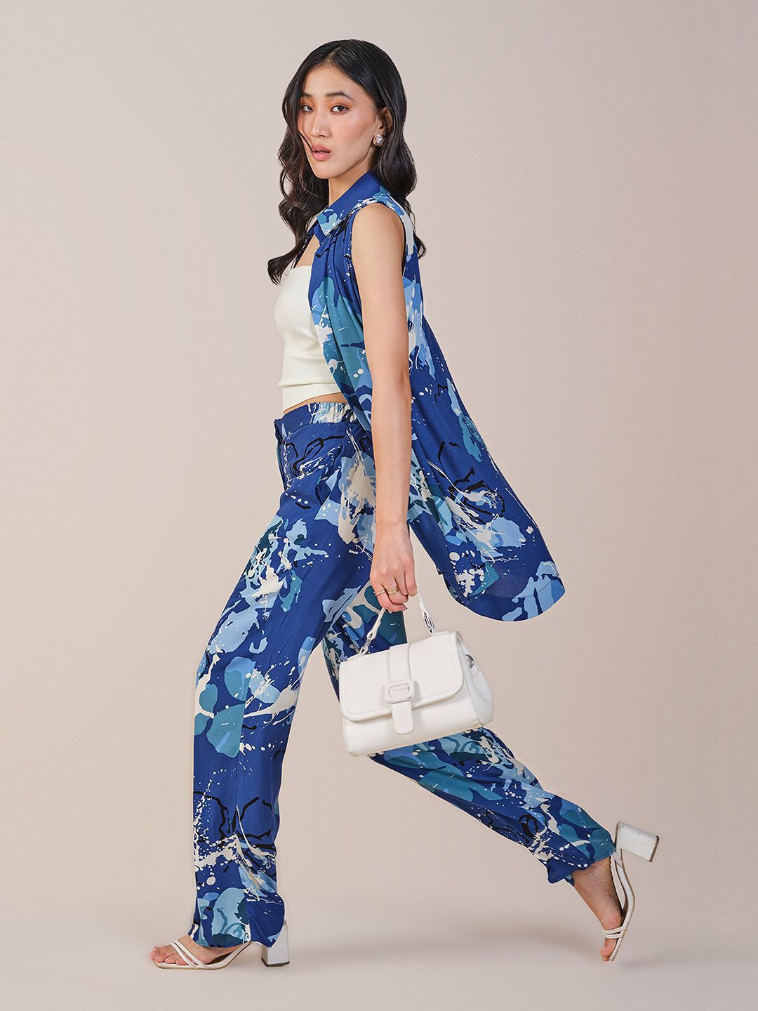 AND Printed Shrug & Trousers Co-Ords