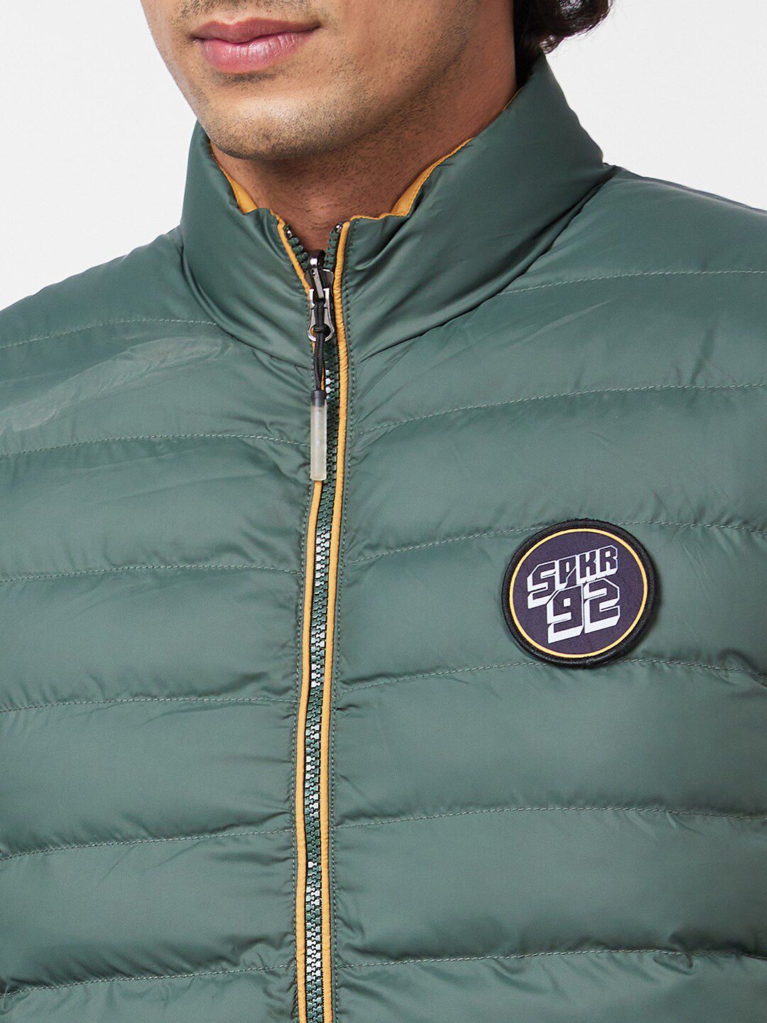 SPYKAR Mock Collar Puffer Jacket