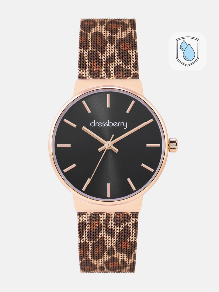 DressBerry Women Black Analogue Watch MFB-PN-PF-DK2443B