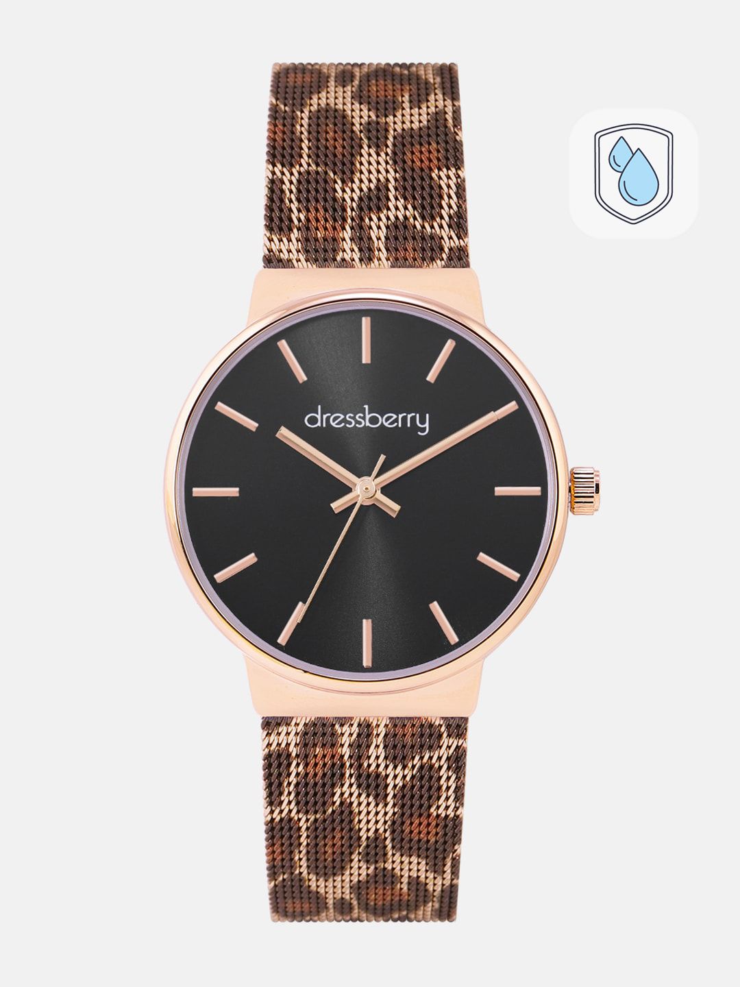 DressBerry Women Black Analogue Watch MFB-PN-PF-DK2443B