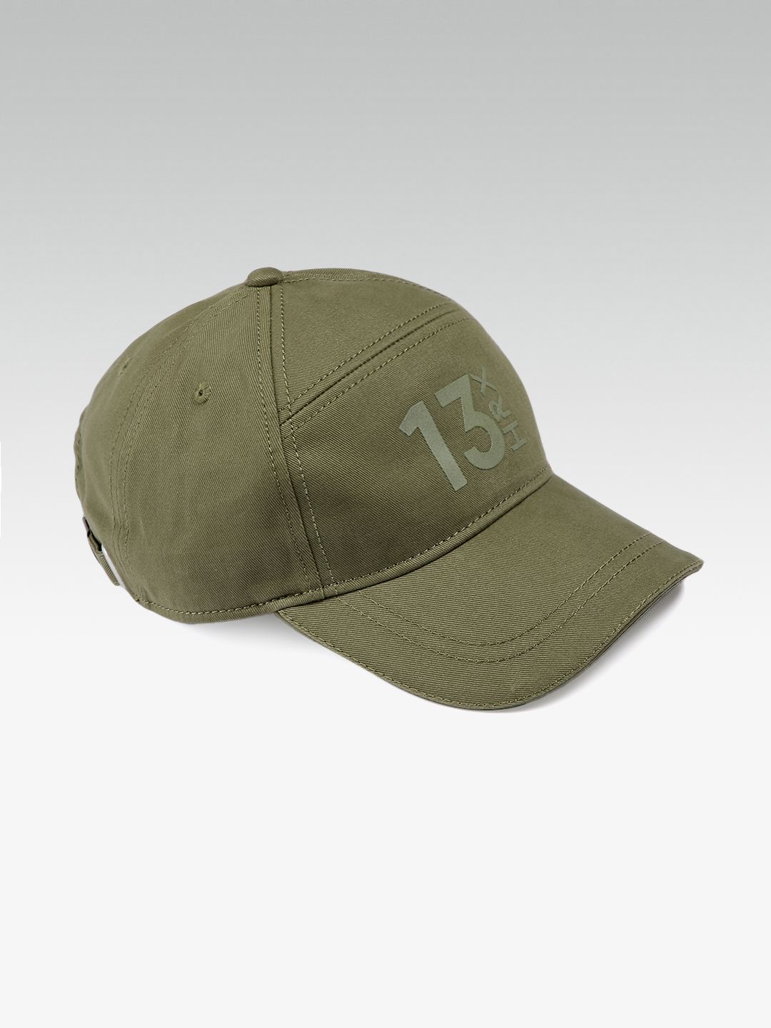 HRX by Hrithik Roshan Unisex Olive Green Cotton Baseball Cap