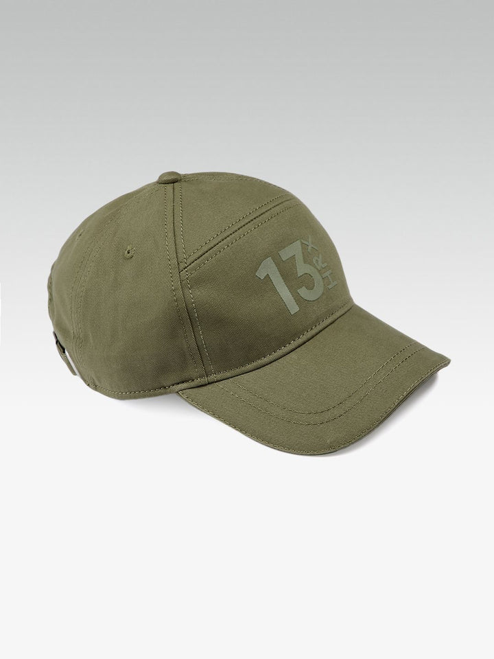 HRX by Hrithik Roshan Unisex Olive Green Cotton Baseball Cap