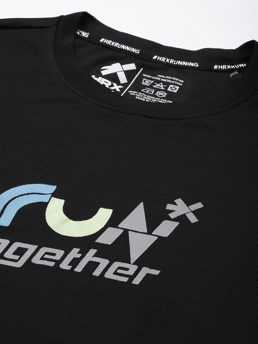 HRX by Hrithik Roshan Couple Collection Printed Rapid-Dry Running T-shirt
