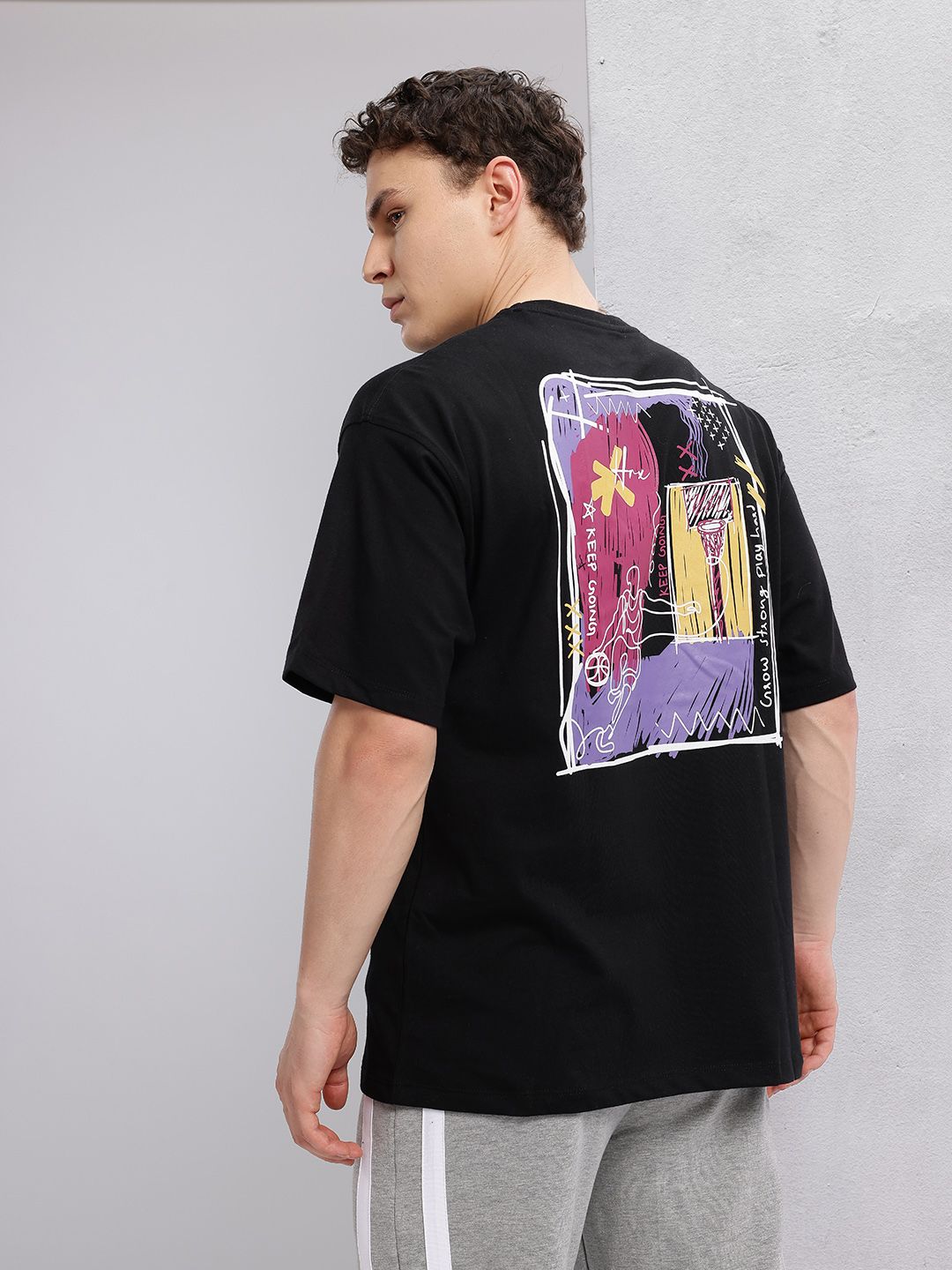 HRX by Hrithik Roshan Men Printed Relaxed Fit T-shirt