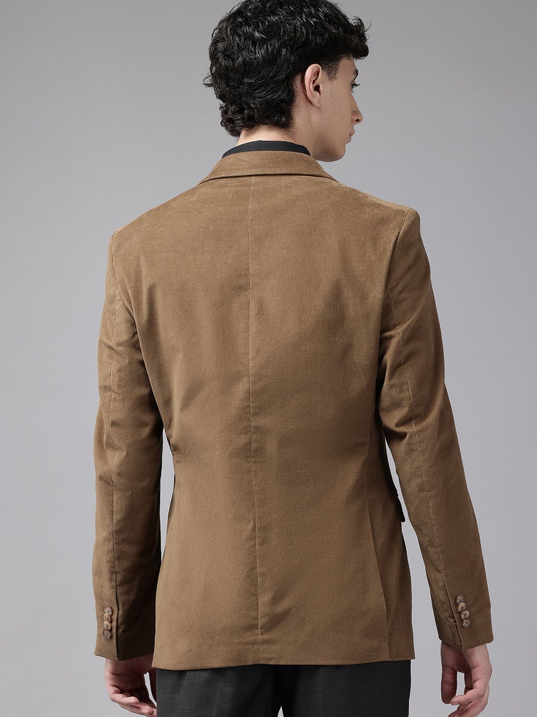 Park Avenue Textured Slim Fit Blazer