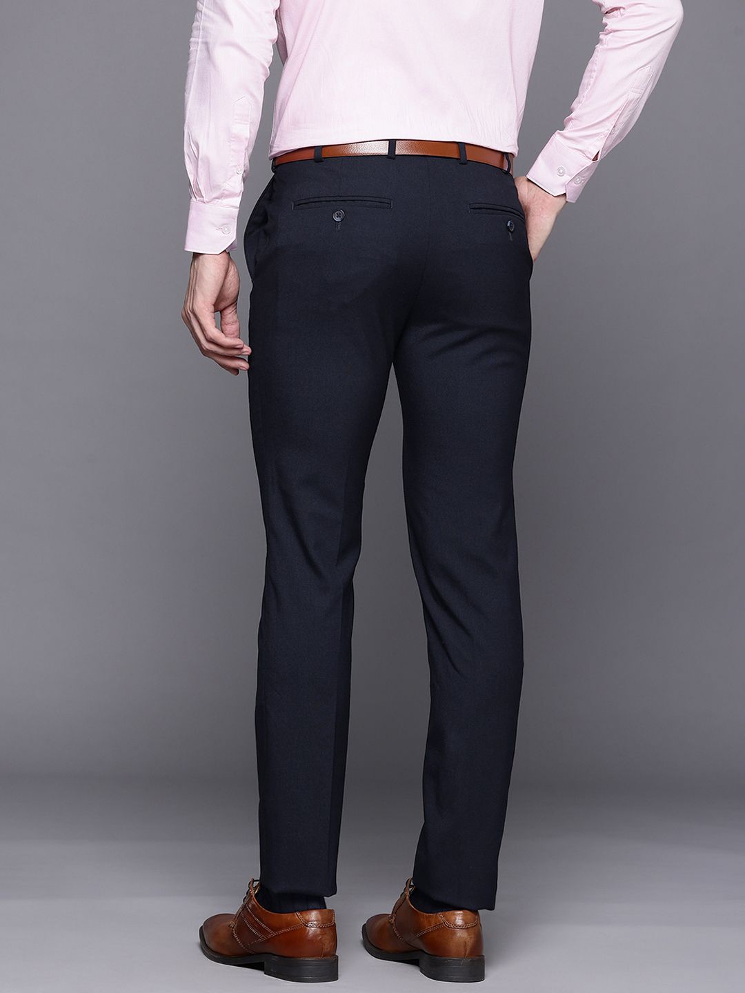 Raymond Men Slim Fit Formal Trousers