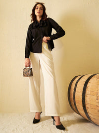 DENNISON Smart Ruffle Detail Casual Shirt