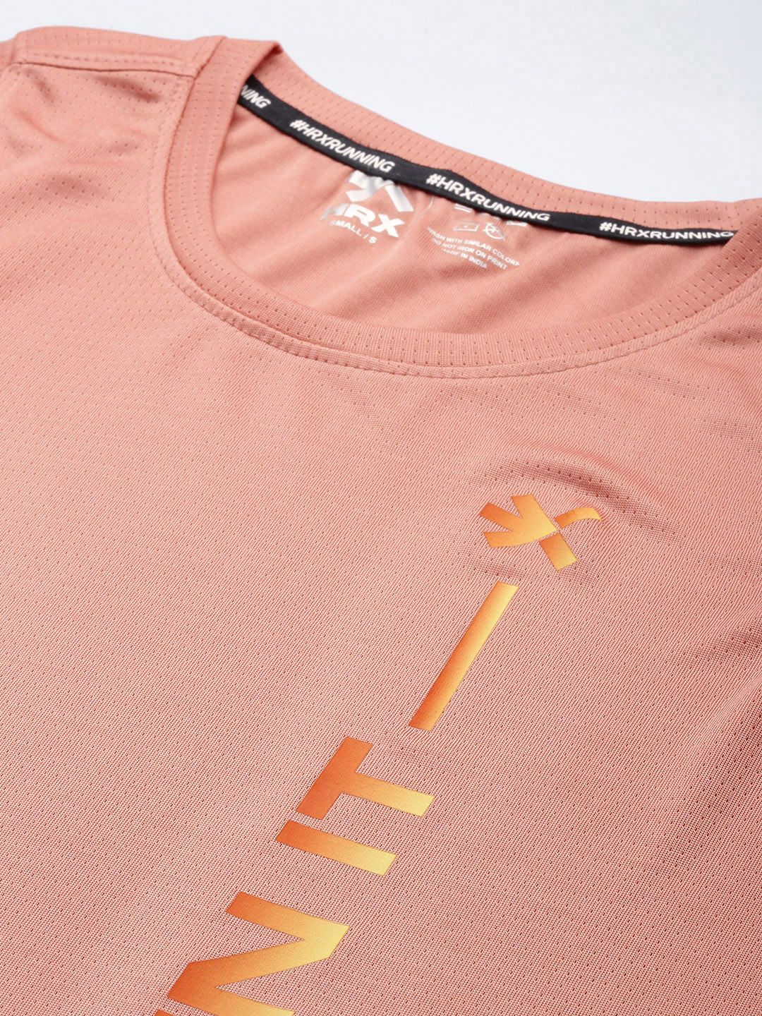 HRX by Hrithik Roshan Typography Printed Rapid-Dry Running T-shirt