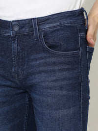 SPYKAR Men Slim Fit Low-Rise Light Fade Stretchable Jeans