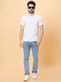Being Human Conversational Printed Polo Collar Short Sleeves T-shirt