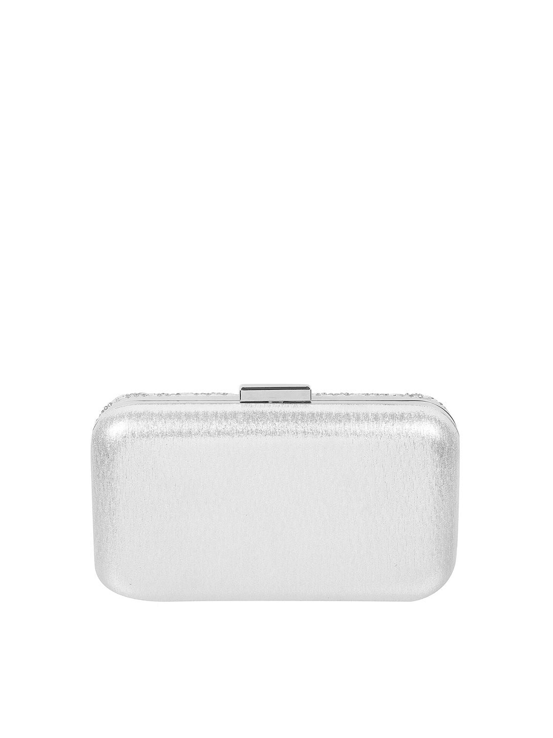 Metro Embellished Box Clutch