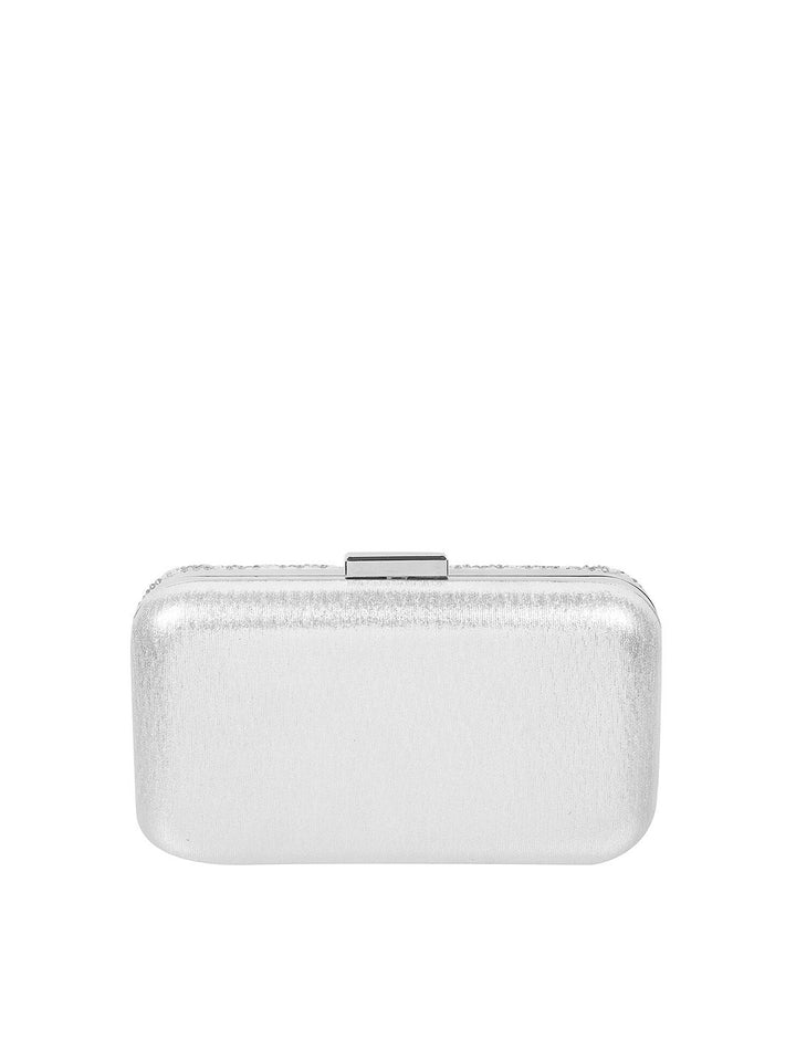 Metro Embellished Box Clutch