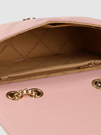 Lino Perros Pink Quilted Shoulder Bag