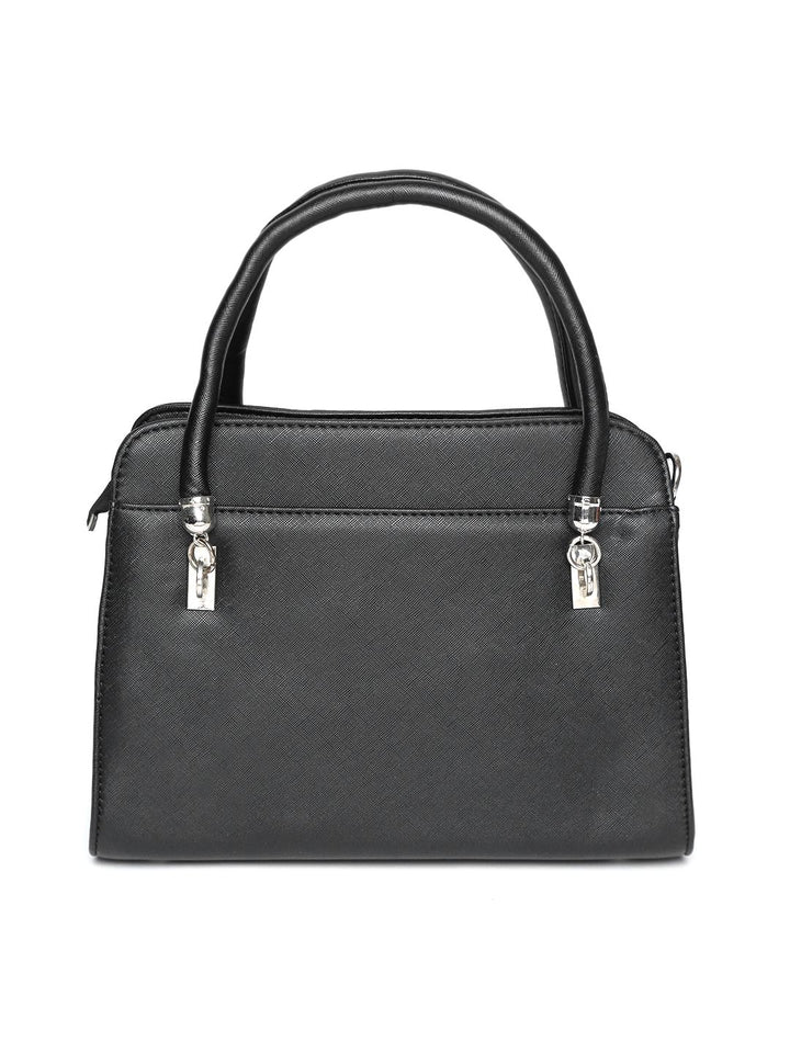 Lino Perros Black Solid Handheld Bag