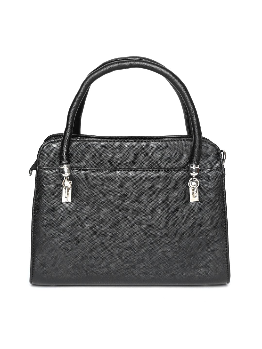 Lino Perros Black Solid Handheld Bag