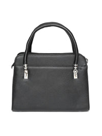 Lino Perros Black Solid Handheld Bag