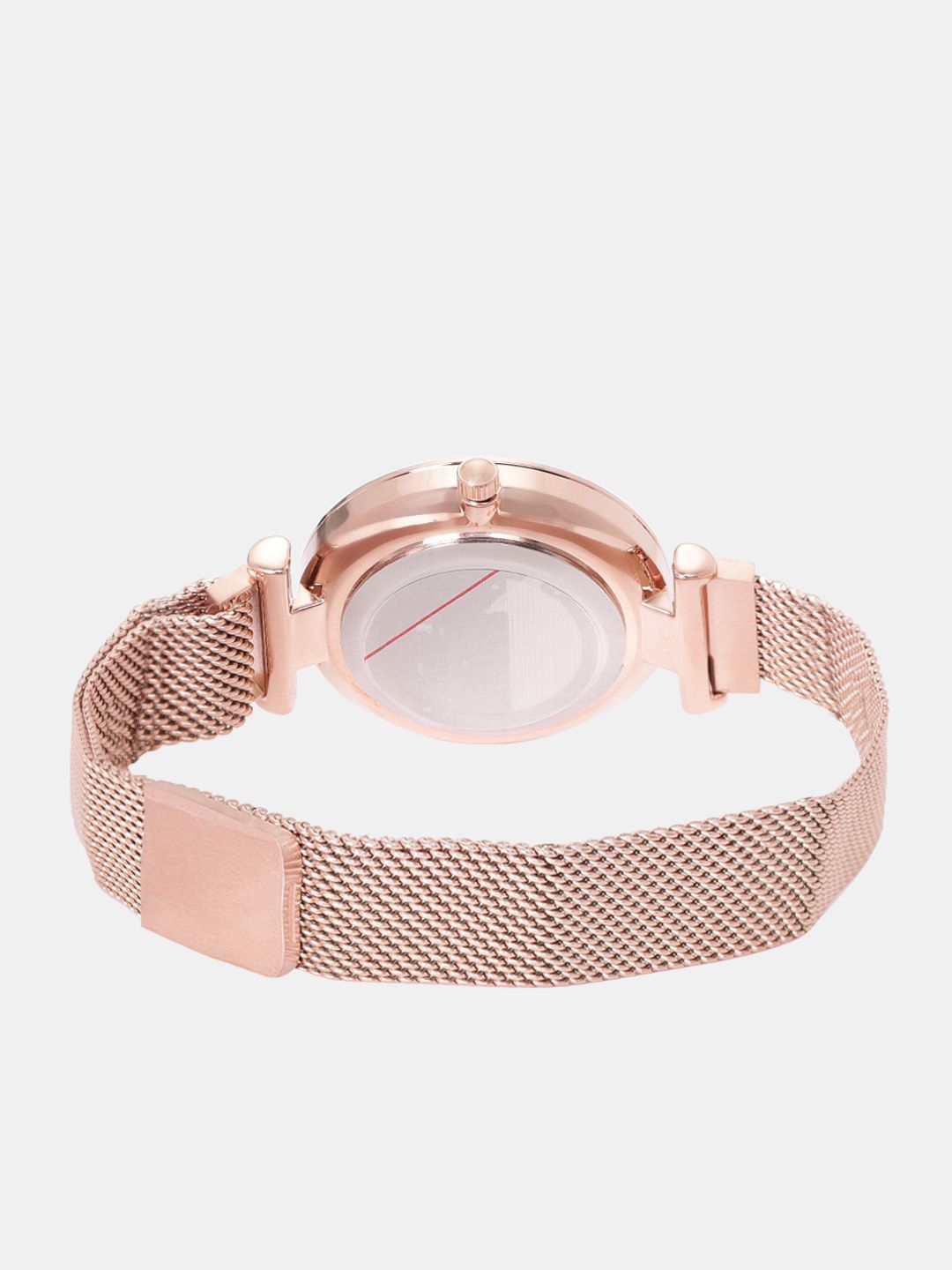 DressBerry Women Rose Gold-Toned Analogue Watch MFB-PN-LB-1236