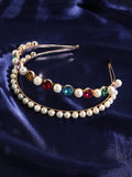 SOHI Beads & Stones Embellished Hairband