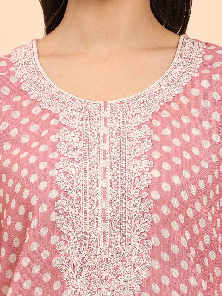 Mamicha Women Floral Printed Regular Pure Cotton Kurta with Palazzos & With Dupatta