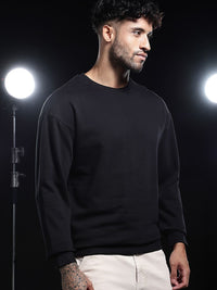 Sweatshirt Pullover Kapas Tulen Eszett Leher Bulat