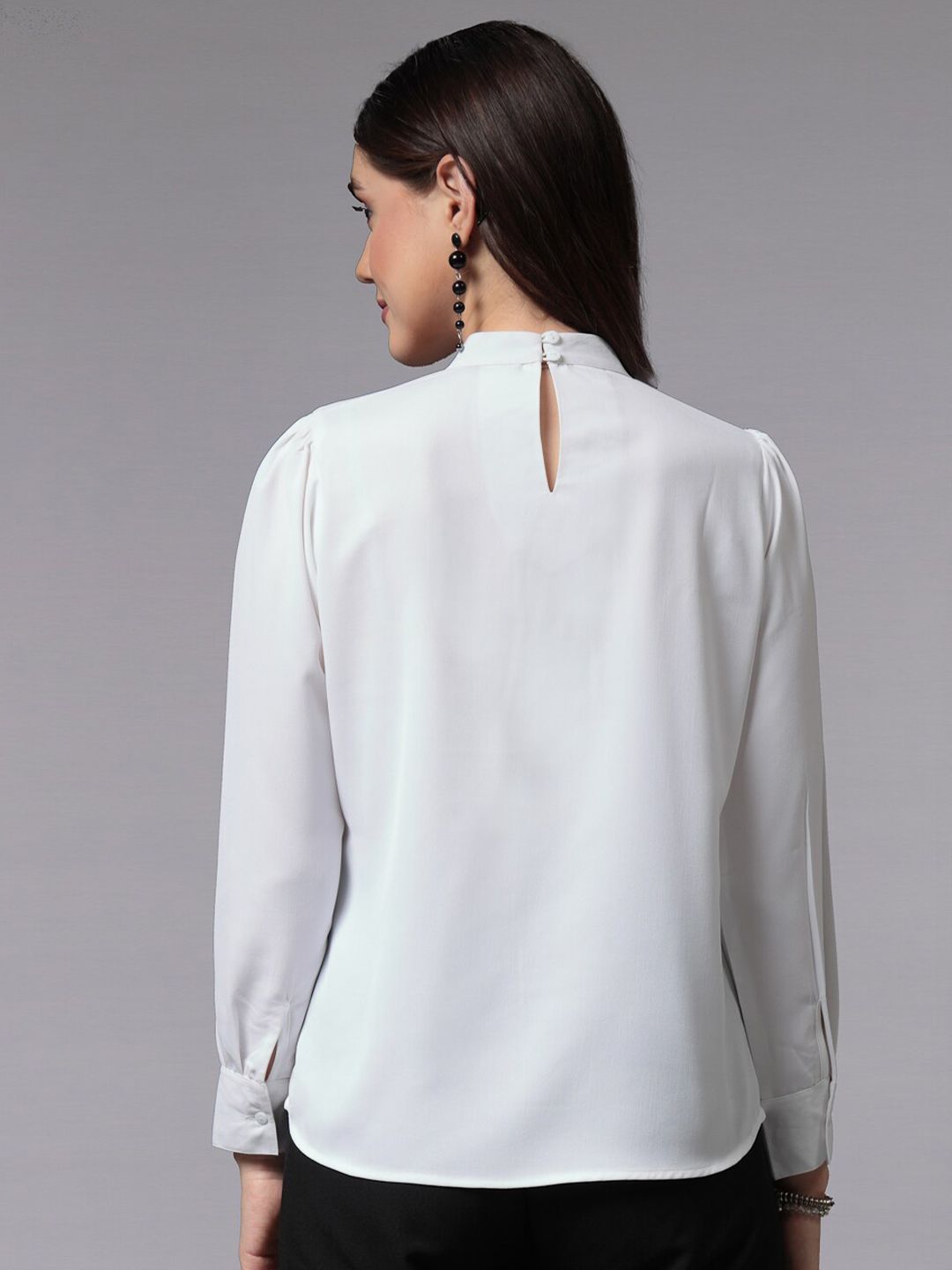 Style Quotient Round Neck Long Sleeves Top