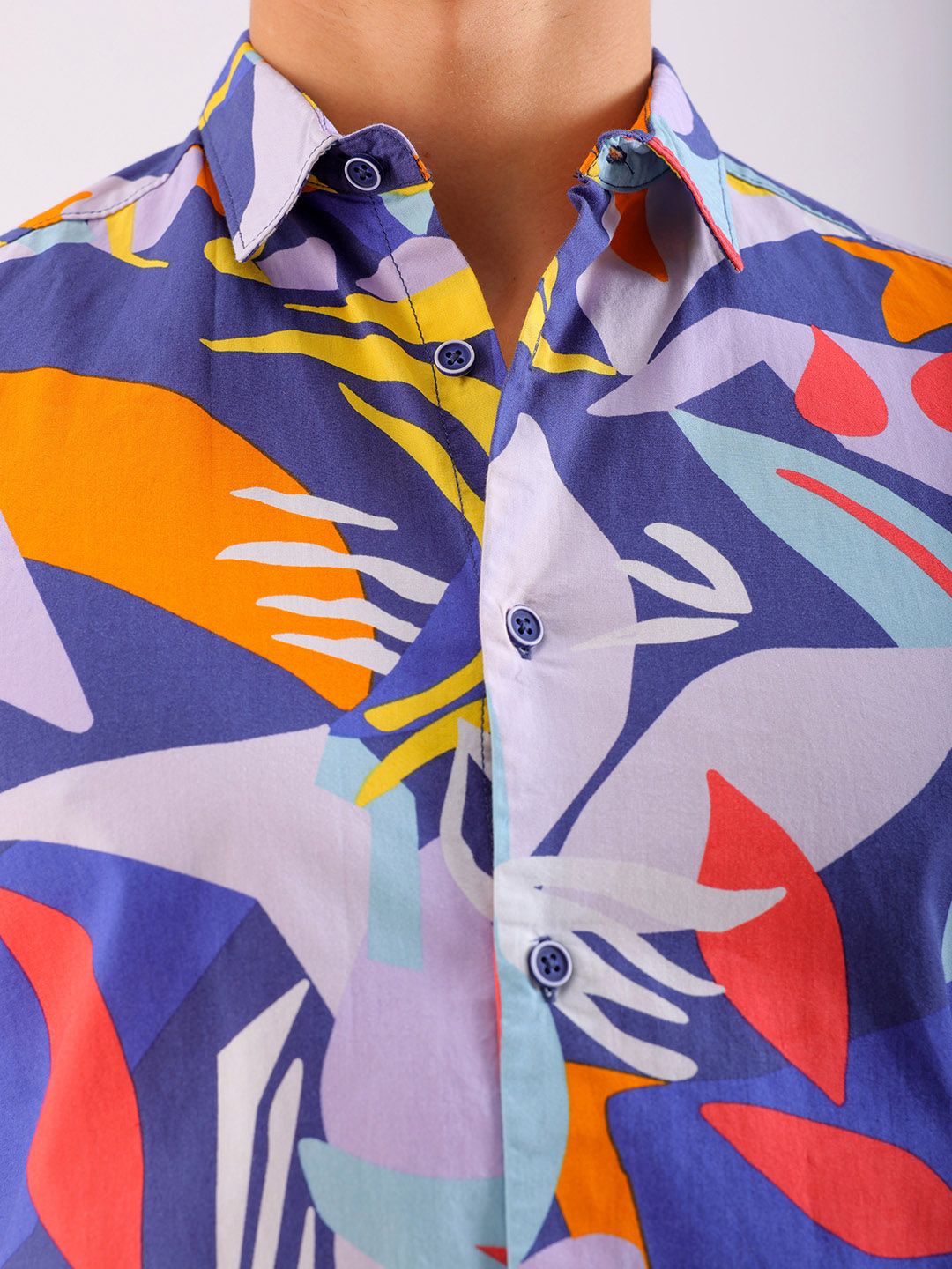 The Indian Garage Co Men Slim Fit Opaque Printed Casual Shirt