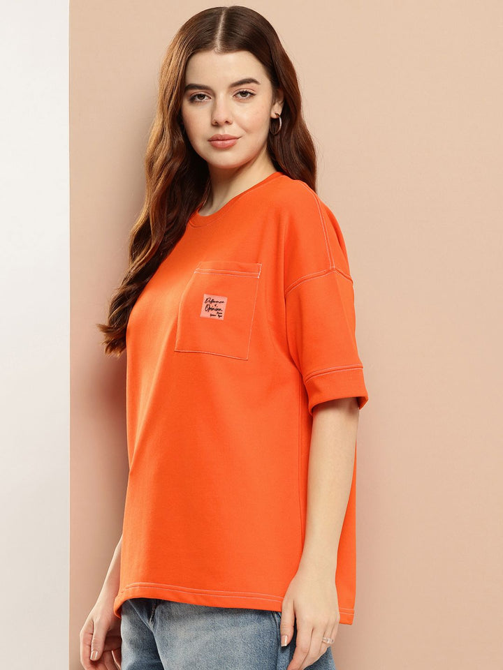Difference of Opinion Women Oversized Drop Shoulder Ultra Soft Drapey Cotton T-Shirt