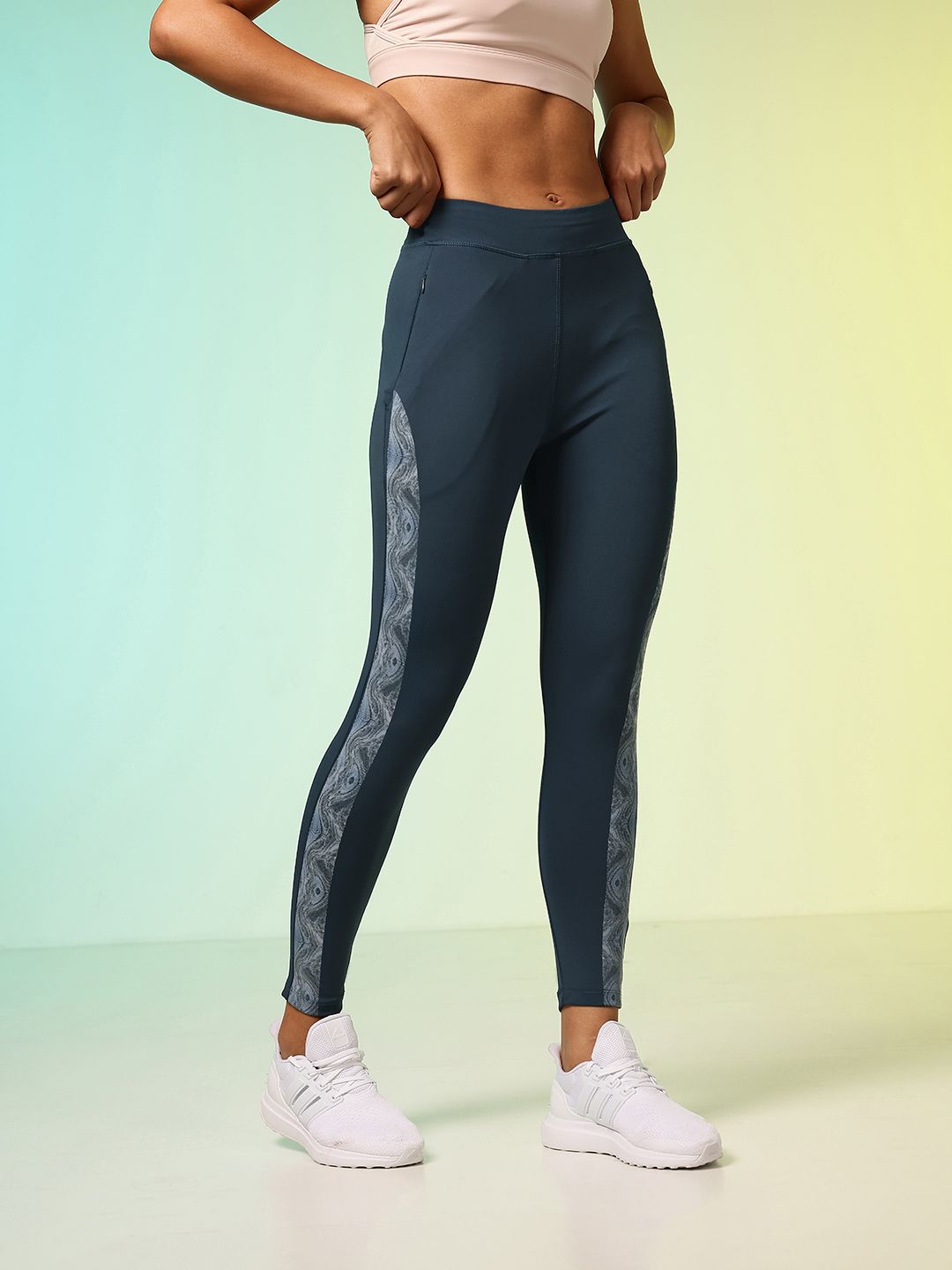 HRX by Hrithik Roshan Women Rapid-Dry Printed Training Tights