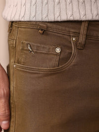 Mr Bowerbird Men Cropped Tapered Fit Stretchable Jeans