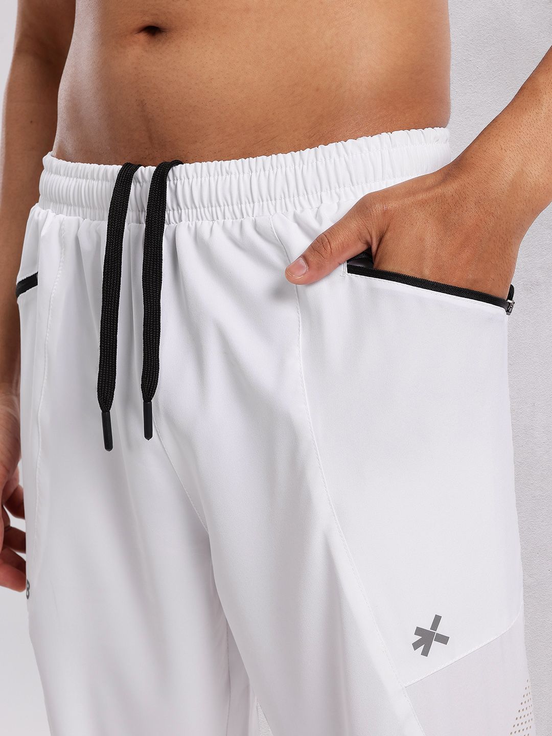 HRX by Hrithik Roshan Men Reflective Detail Rapid-Dry Running Track Pants