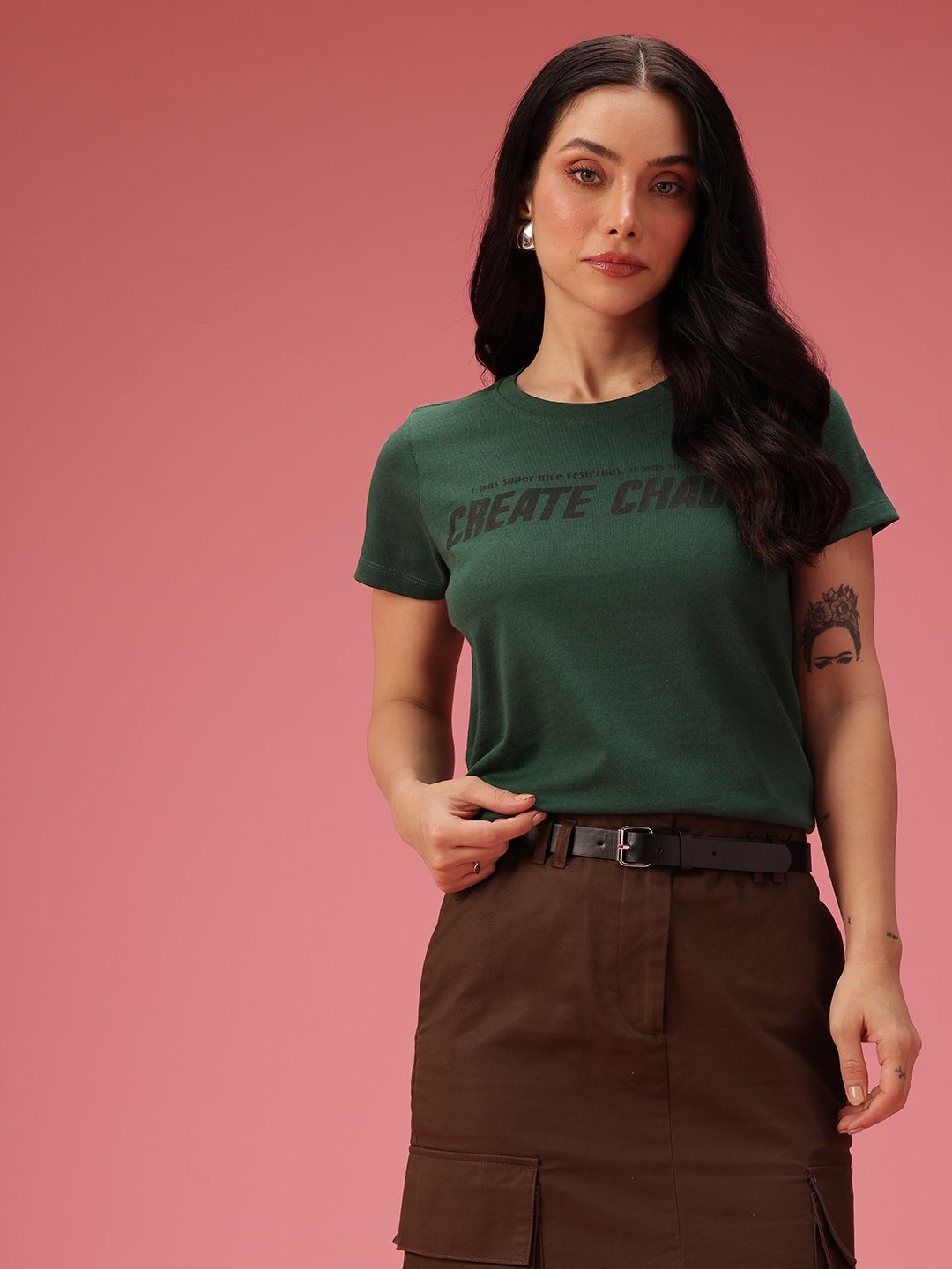 DressBerry Graphic Printed T-shirt