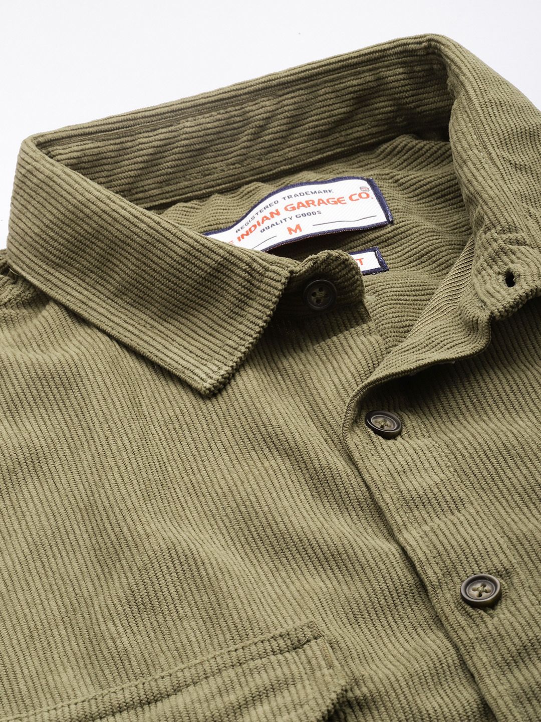 The Indian Garage Co Corduroy Casual Shirt