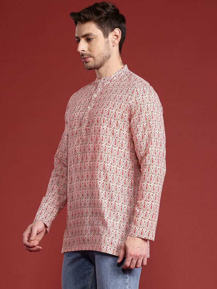 Anouk Cotton Printed Short Kurta